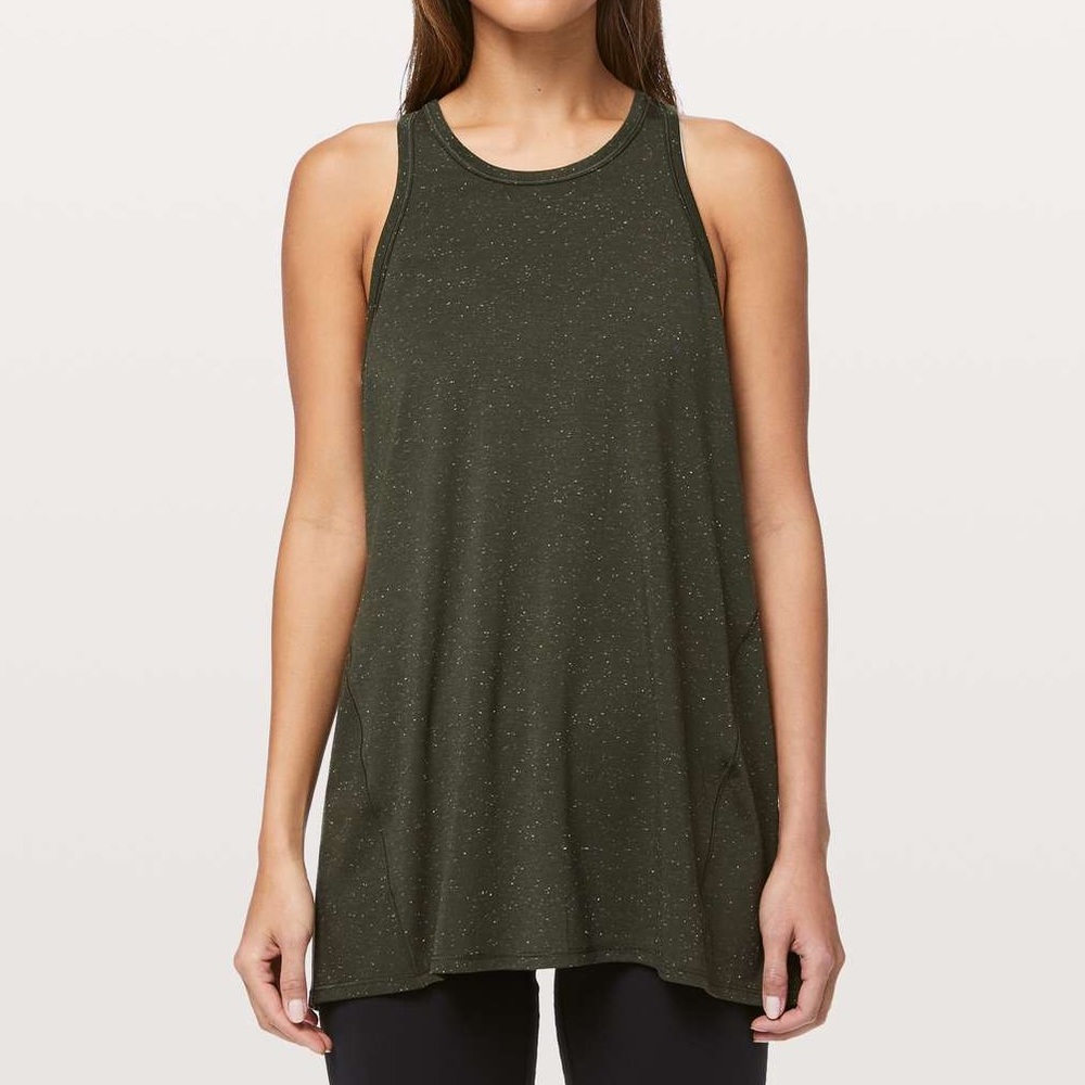 Lululemon green goal up tank